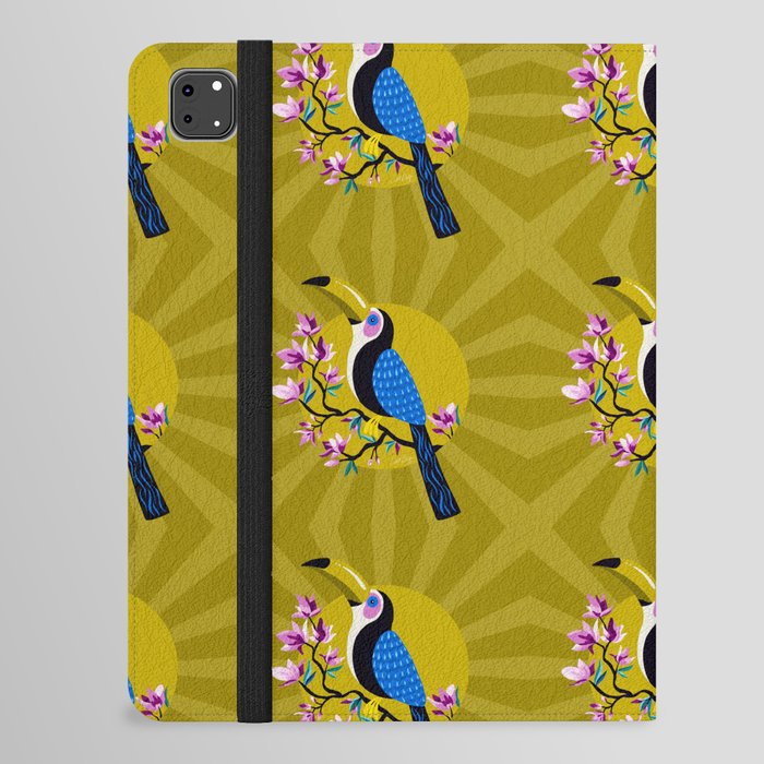 Tropical Toucan – Yellow iPad Folio Case