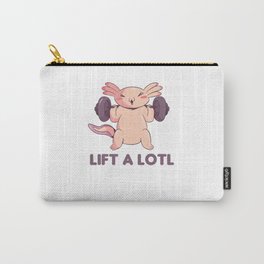 Lift A Lotl Axolotl Wordplay For Fitness Sport Carry-All Pouch