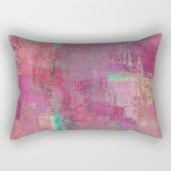 Lake Retba (Lac Rose) Rectangular Pillow