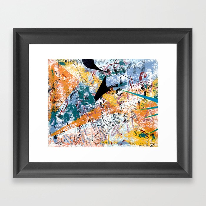 Lassoing Ghosts Framed Art Print