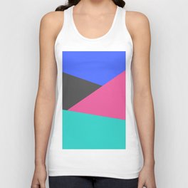 COlorful Funky 80s Blast from the past  Unisex Tank Top