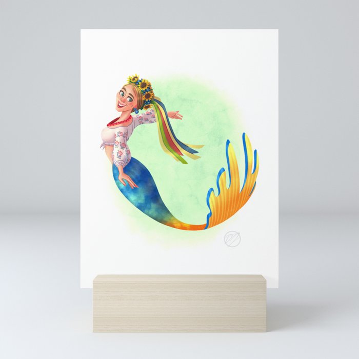 ZORYANA - World Class Mermaids Mini Art Print