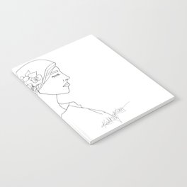 Lady in Contemplation Notebook
