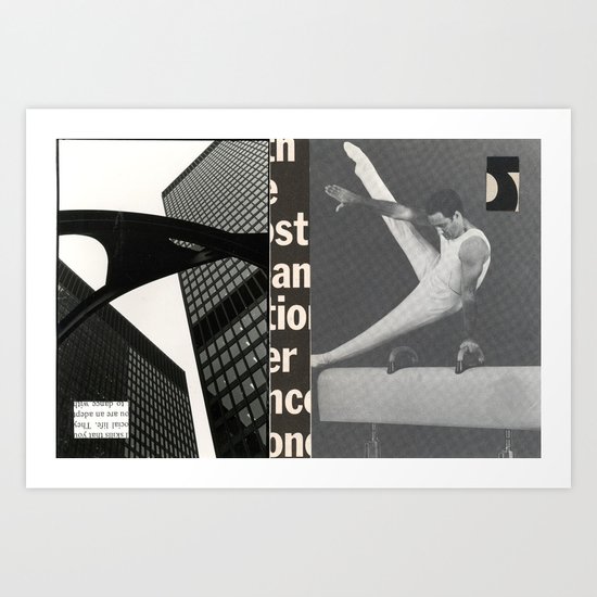 Gymnastics Art Print