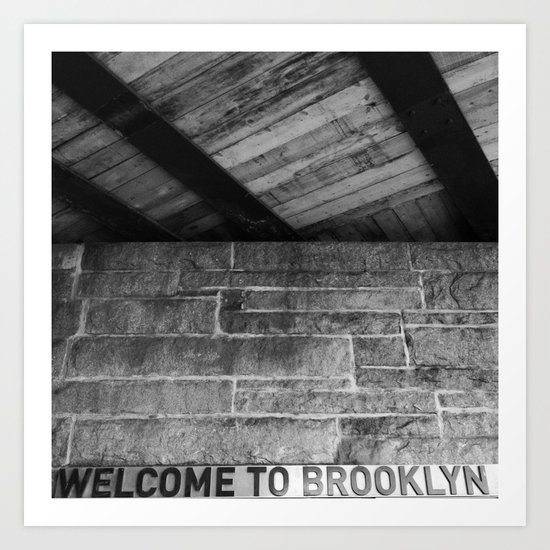 Welcome to Brooklyn Art Print