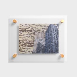 The City Grain Floating Acrylic Print