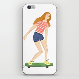 Skater Girl iPhone Skin
