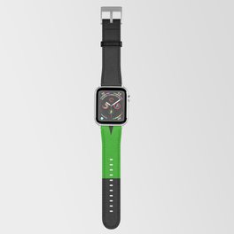 letter V (Green & Black) Apple Watch Band