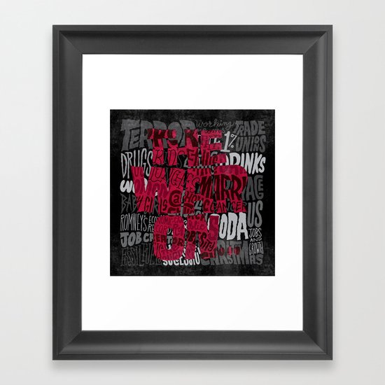 The War On... Framed Art Print