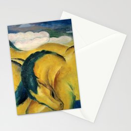 Franz Marc "Little Yellow Horses" Stationery Card