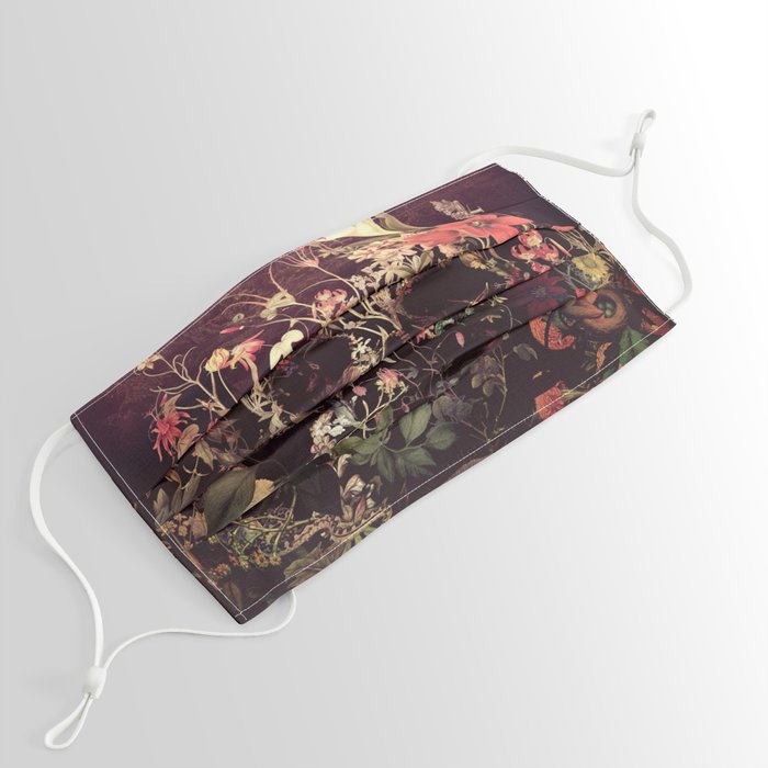 Bloom Skull Face Mask by Ali GULEC Society6