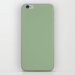 Solid Color SAGE GREEN  iPhone Skin