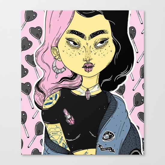 M o n i c a Canvas Print