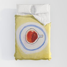 French Coffee Duvet Cover