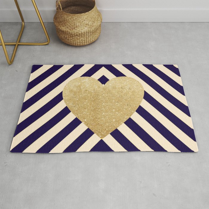 Heart of Gold Rug