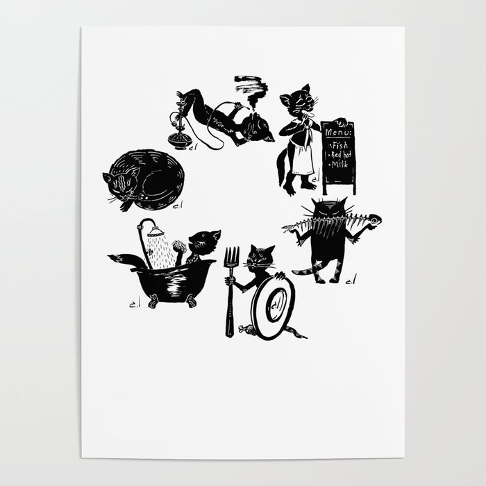 Hour of cats Poster