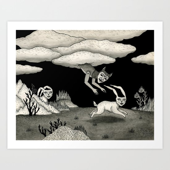 The Abduction Art Print