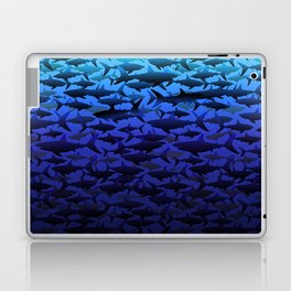 Sharks In The Deep Blue.. Laptop & iPad Skin