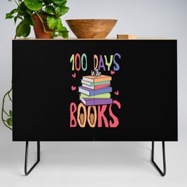 Days Of School 100th Day 100 Books Credenza