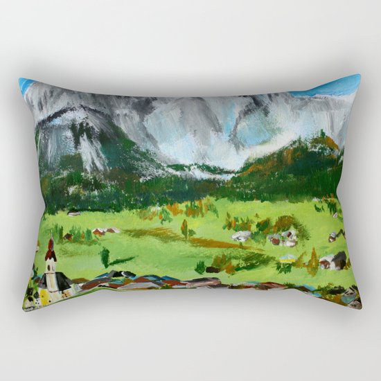 Austria Tyrol Mountains Rectangular Pillow
