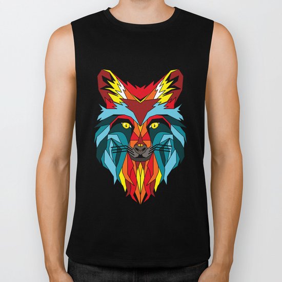Wolf Biker Tank