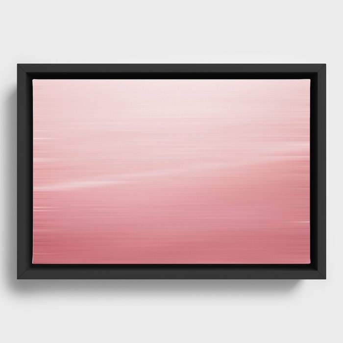 Pink Ombré Framed Canvas
