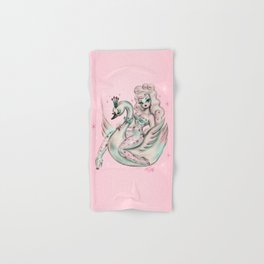 Swan Pixie Burlesque Girl Hand & Bath Towel