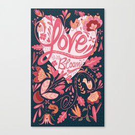Love Is In Bloom Canvas Print