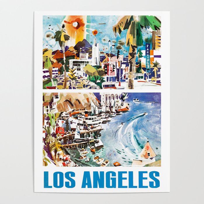 1970s Los Angeles Poster