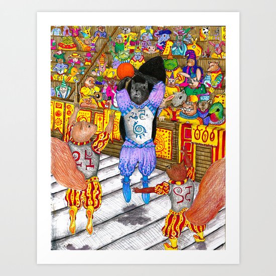 Norbel Semaj Art Print