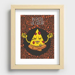 In Pizza We Crust Recessed Framed Print