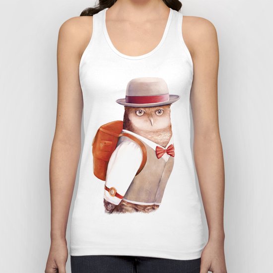Owl Unisex Tank Top