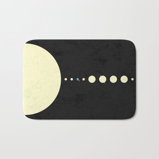 HOME IN THE SOLAR SYSTEM Bath Mat