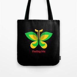 Feeling Irie Rasta Butterfly Tote Bag