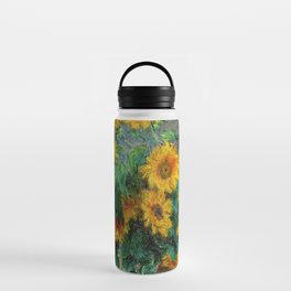 Claude Monet - Bouquet of Sunflowers Water Bottle