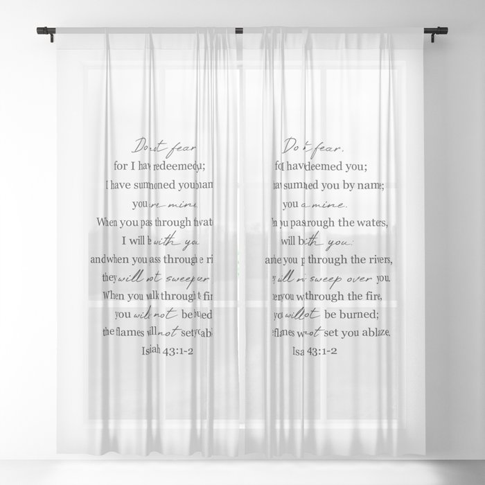 Sheer Curtain