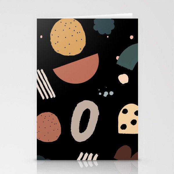 Geo Shapes Luxe Stationery Cards