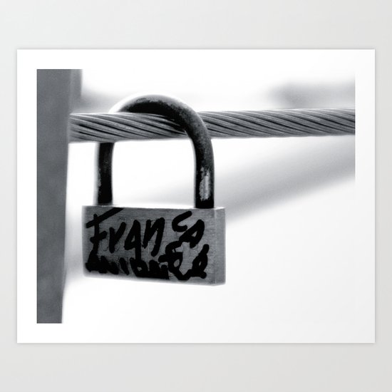 Love Locks 2012 49 Art Print