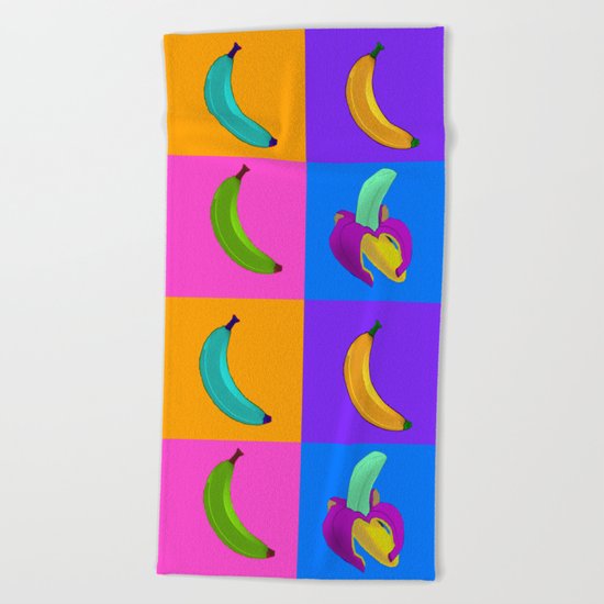 Andy's Bananas Beach Towel