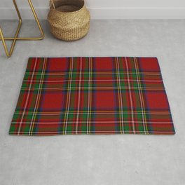Royal Stewart Tartan Clan Rug | Red, Green, Scot, Lines, Digital, Pattern, Curated, Scottish, Check, Checkers 