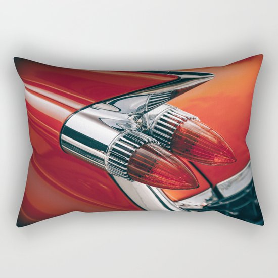 Vintage car phare Rectangular Pillow