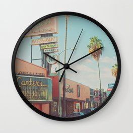 Canter's Deli Hollywood | Los Angeles Photo | LA Photography Wall Clock
