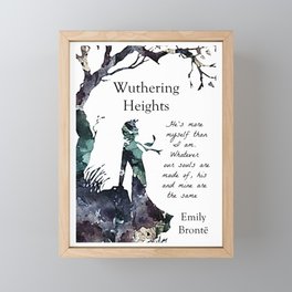 Wuthering Heights Emily Bronte Framed Mini Art Print