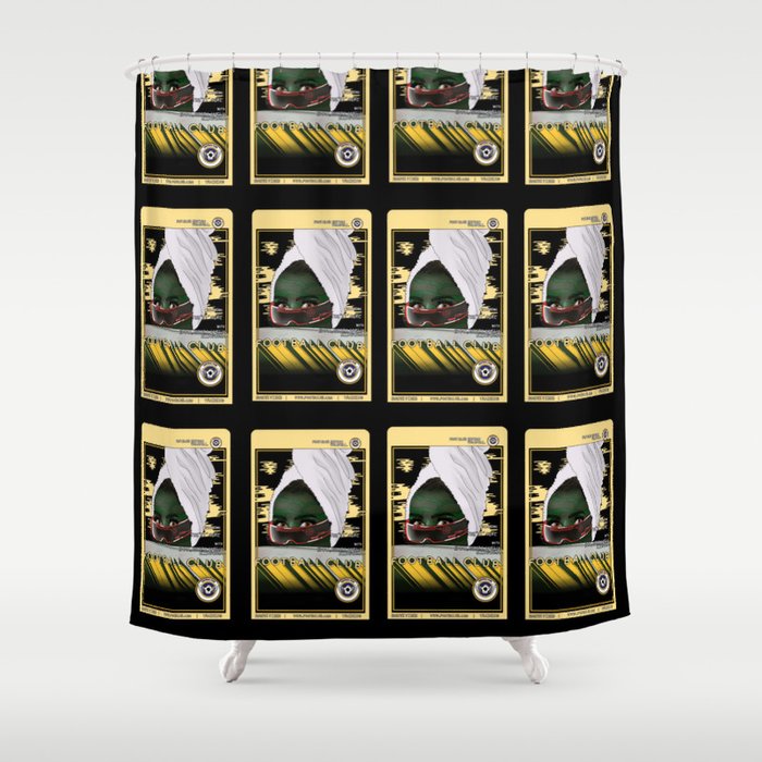 Luna s Football Shower Curtain