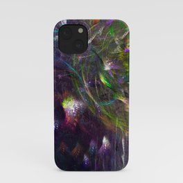 Black Peacocks iPhone Case