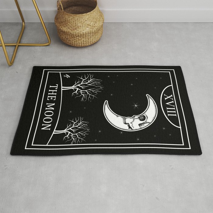 The Moon Tarot Card Rug