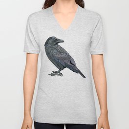 Celtic Raven V Neck T Shirt