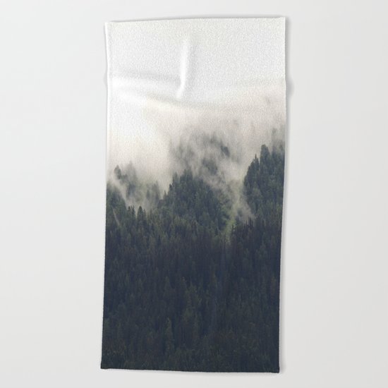 Forest #evergreen # landscape photography Beach Towel