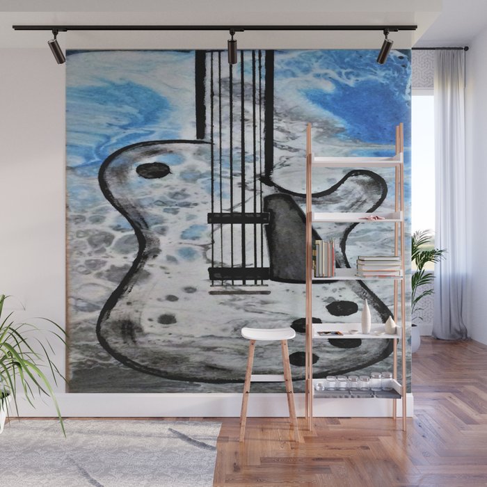 Guitar Art Abstract Guitar Rock And Roll Gibson Guitar Wall