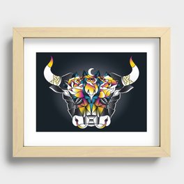 Taurus - Second of the Zodiac Recessed Framed Print